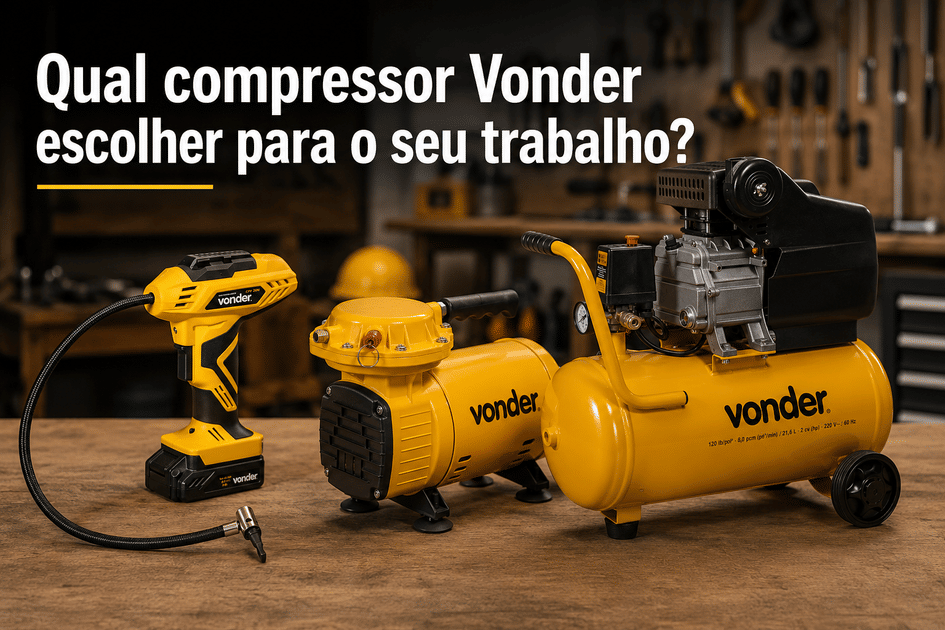 Banner Qual Compressor Vonder Escolher? Guia Completo | Micar Material de Construção