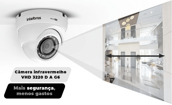 Banner Câmera Intelbras VHD 3220 D A G6: Mais segurança, menos gastos