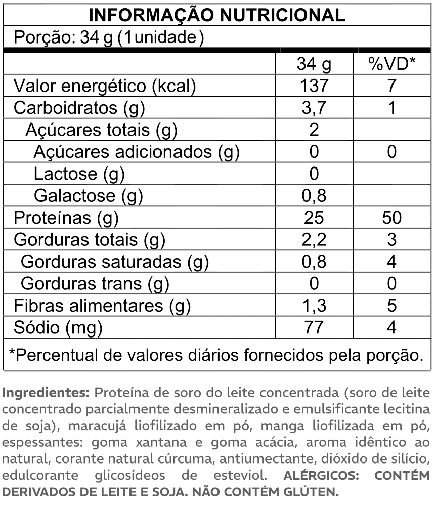 Informações Nutricionais
