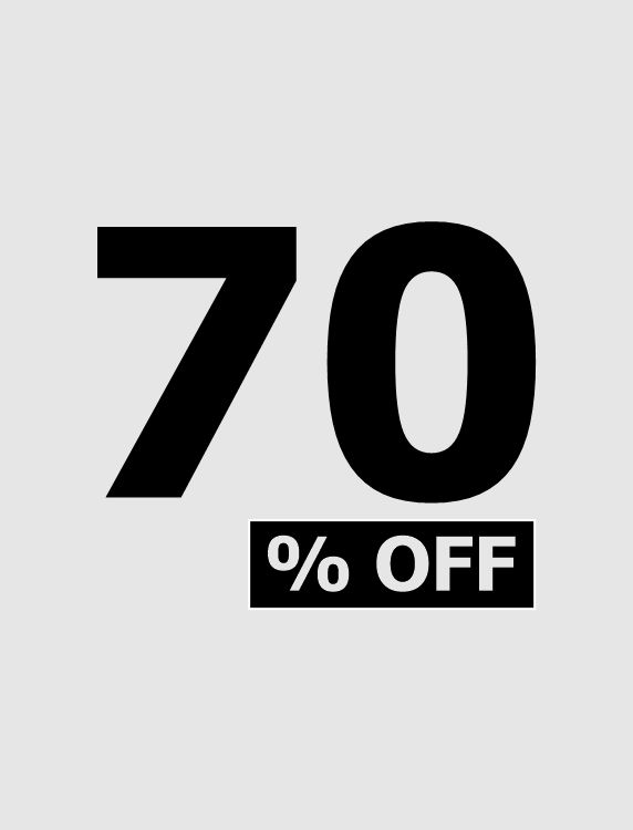 70% OFF