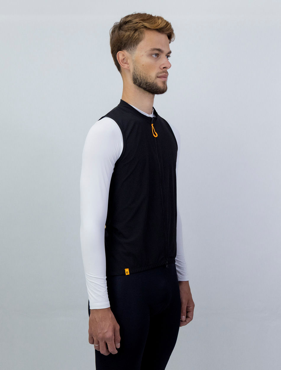 colete corta vento masculino preto