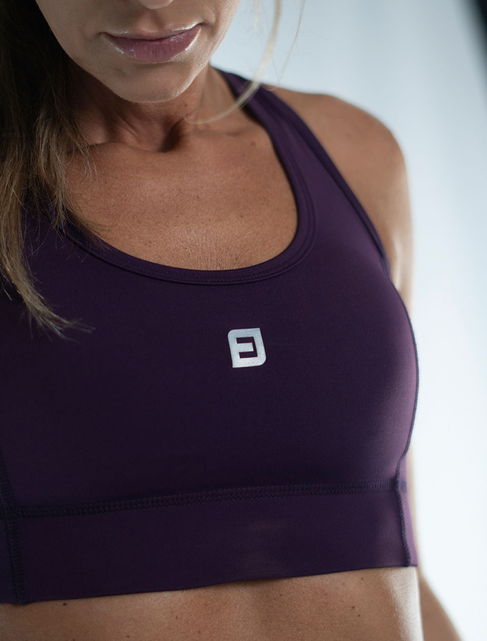 top roxo feminino