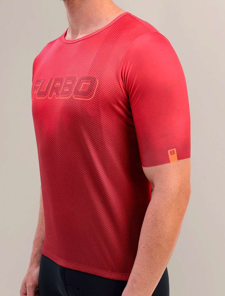 camisa ciclismo masculina sem zíper