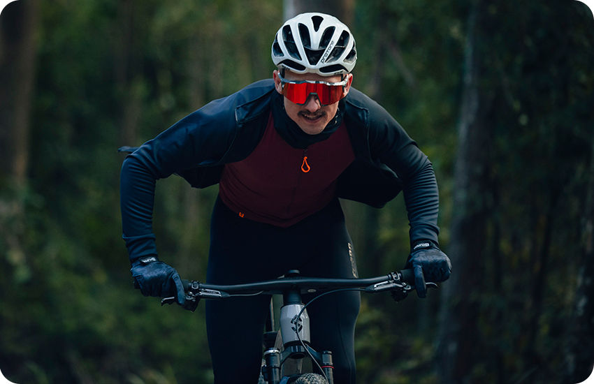 camisa ciclismo masculina vermelha ciclismo