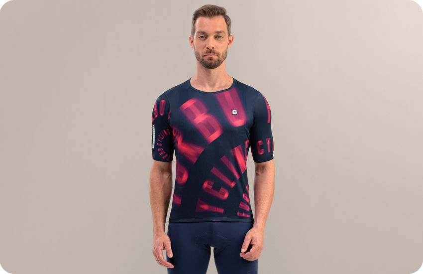 camisa ciclismo masculina sem zíper