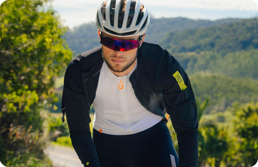 kit ciclismo em camadas mtb