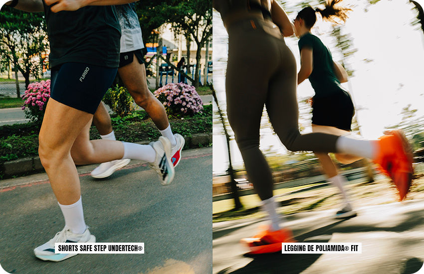 shorts e leggings de corrida 
