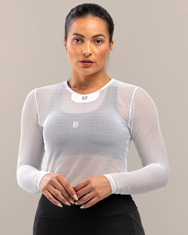 baselayer manga longa ciclismo feminina