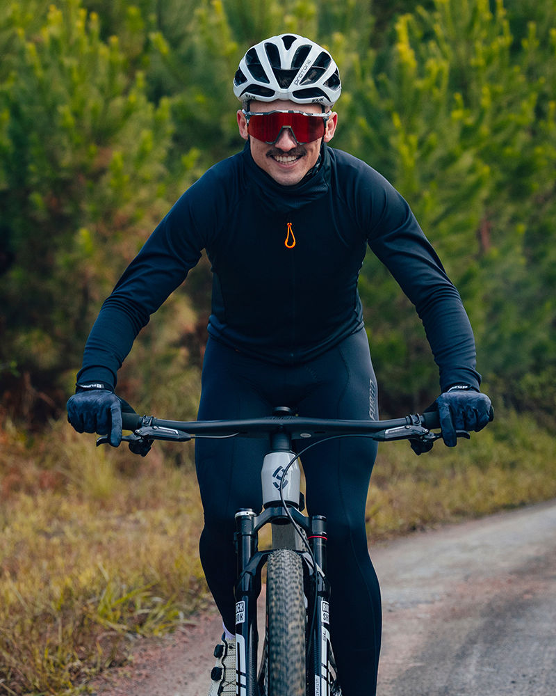 jaqueta ciclismo masculina peluciada