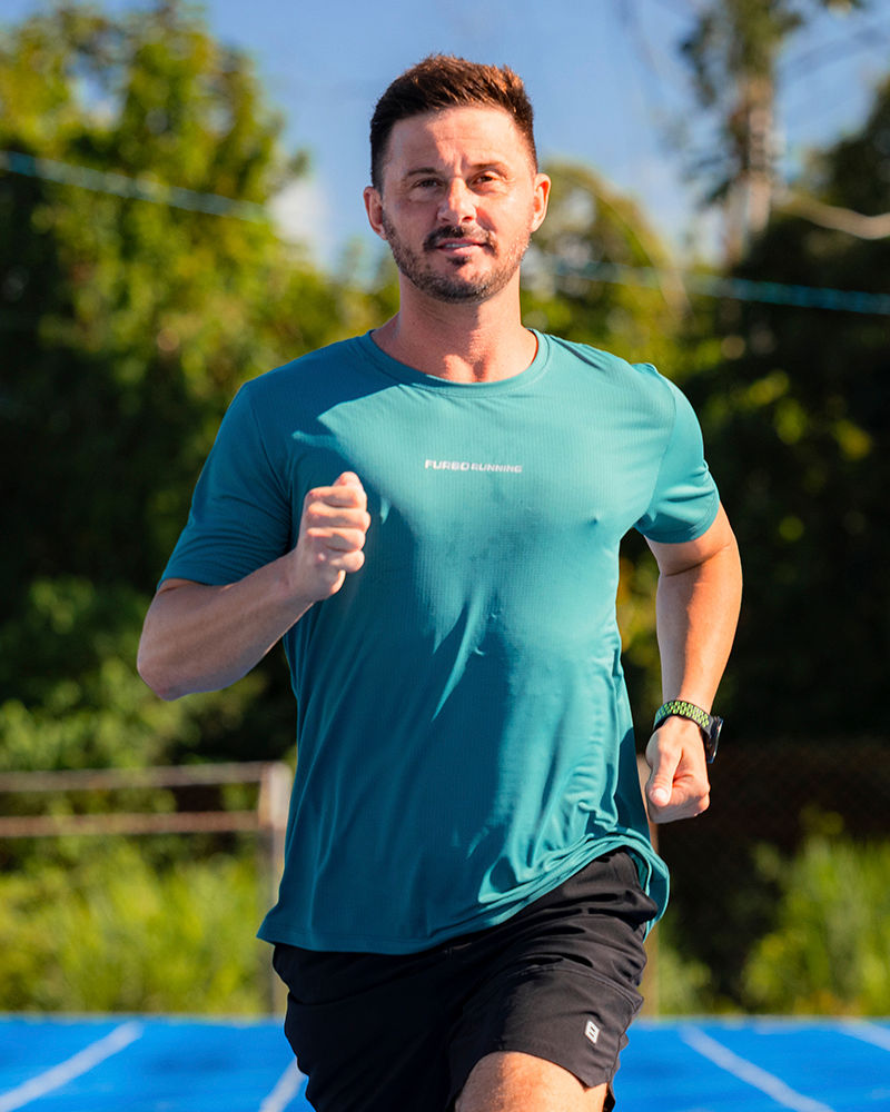 camisetas de corrida e academia