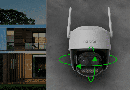 iM7+ Zoom Full Color - Função Autotracking e monitoramento 360º