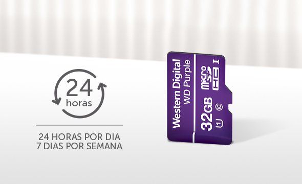 Cartão micro-SD 32 GB - Gravação
