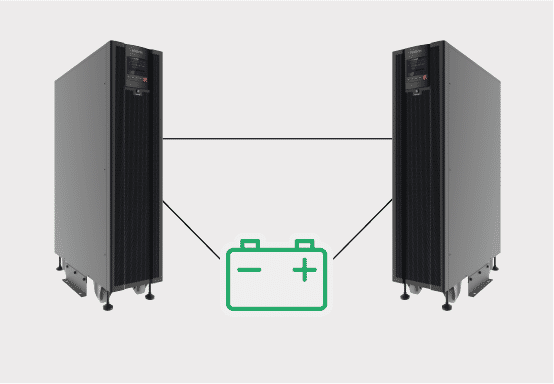 DNB 40KVA-3PH-220V-TT-TW-BE - Baterias compartilhadas
