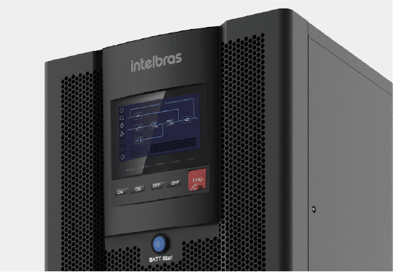 DNB 20KVA-3PH-220V-TT-TW - Tela touch screen de 4,3"
