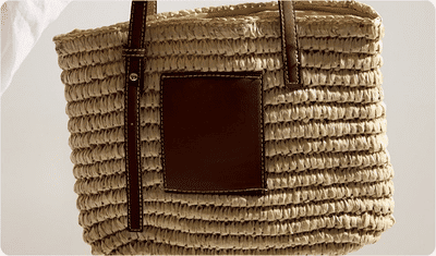 Bolsa Celina Bege com Marrom Look Versátil
