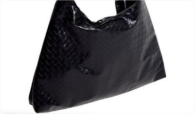 Bolsa Feminina Saco Metalassê Pin Preta