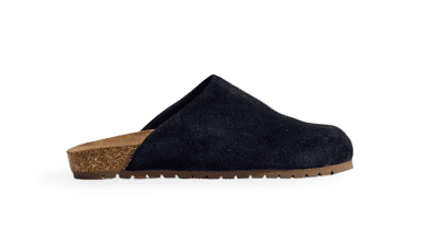 Clog Feminino Anatômico Couro Camurça Lina Bege