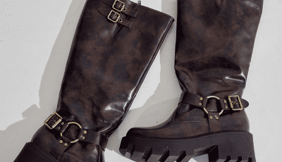 Bota Feminina Cano Longo Tratorada Zuna Marrom