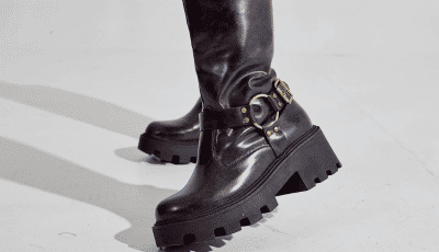 Detalhe solado tratorado Bota Zuna Marrom