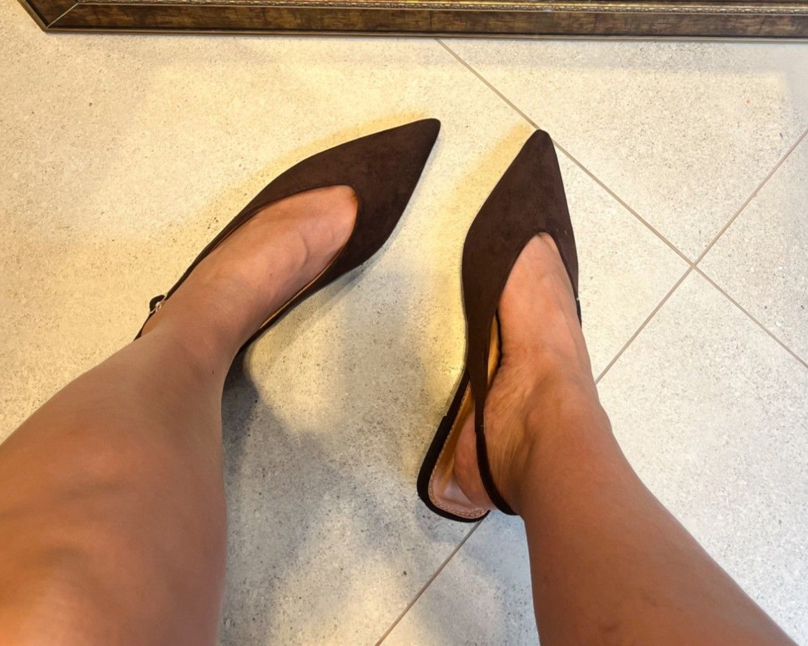 Sapatilha Slingback Adri Chocolate