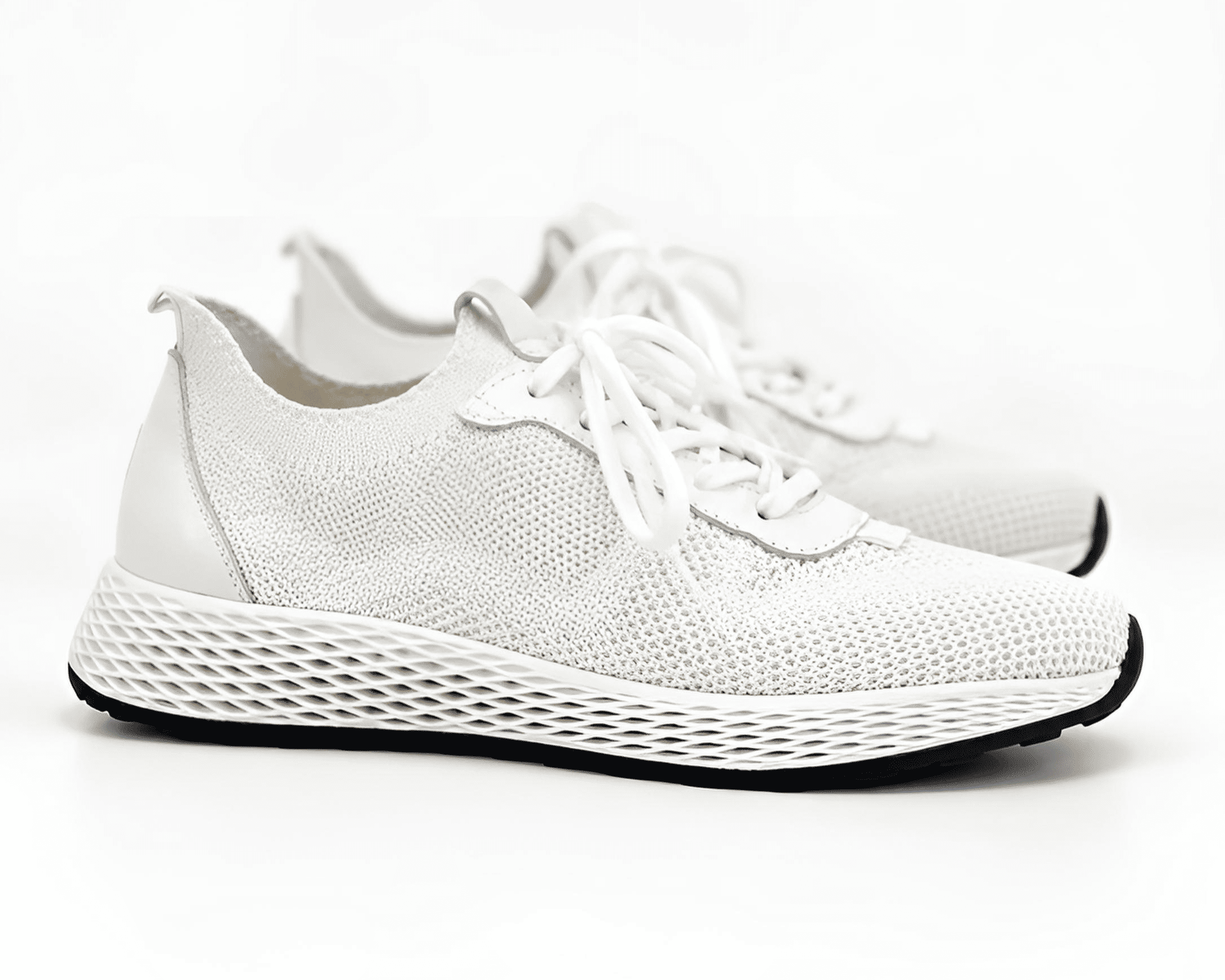Tênis Ayla Knit Branco