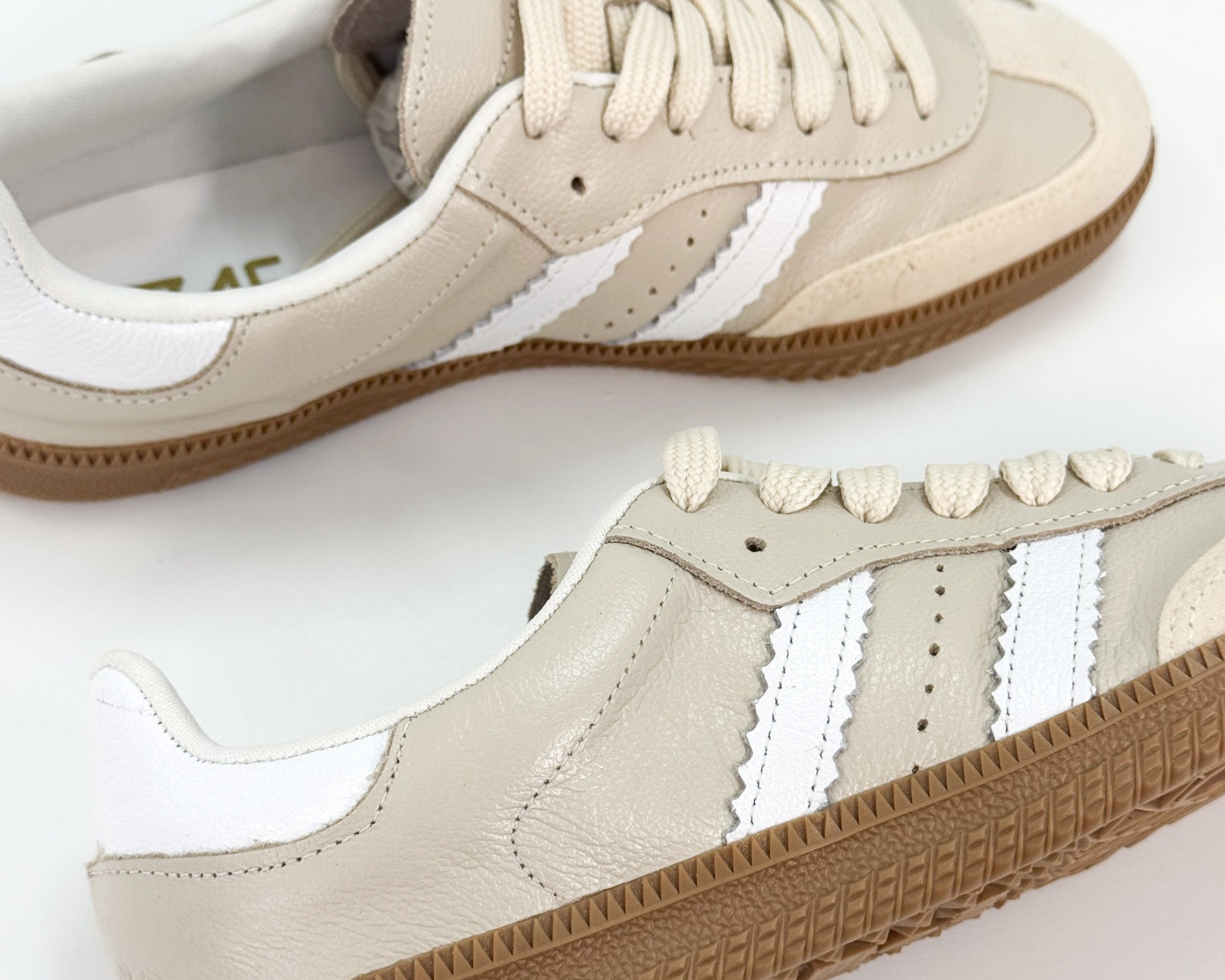 Tênis Samba Couro Off-White