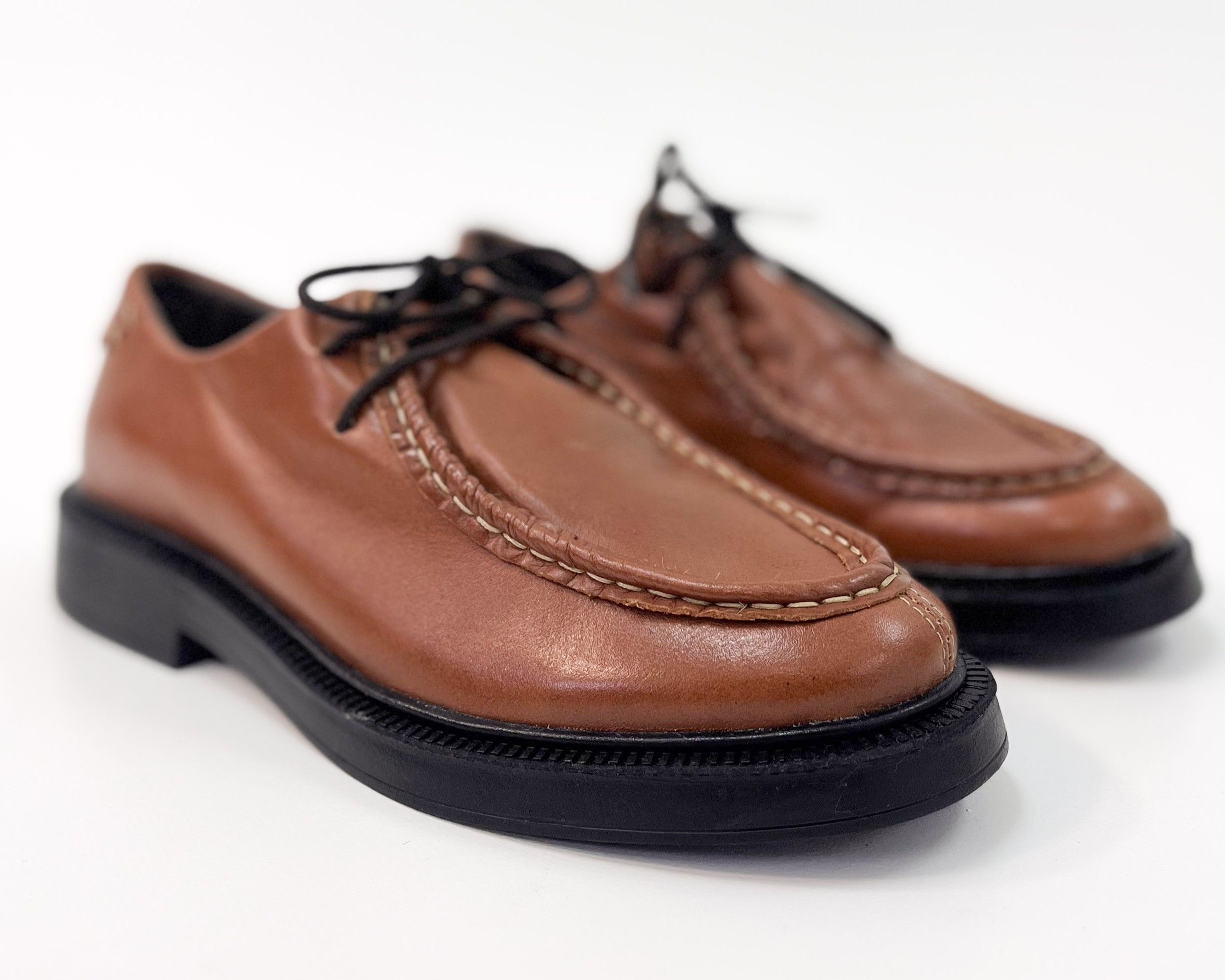 Mocassim Lu Couro Cognac