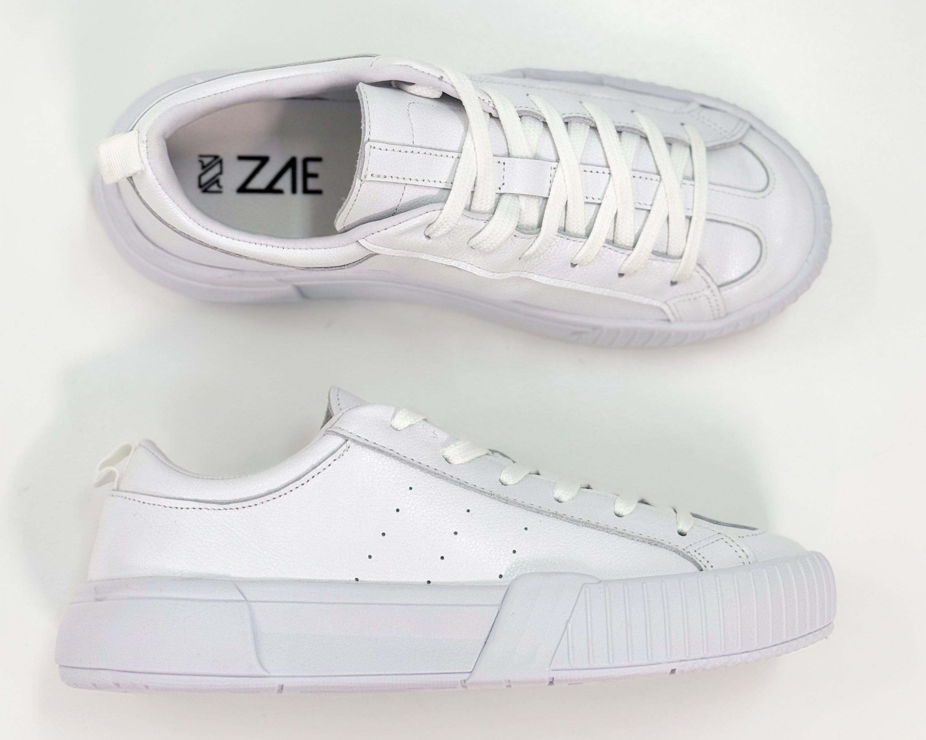 Tênis Casual Couro Branco