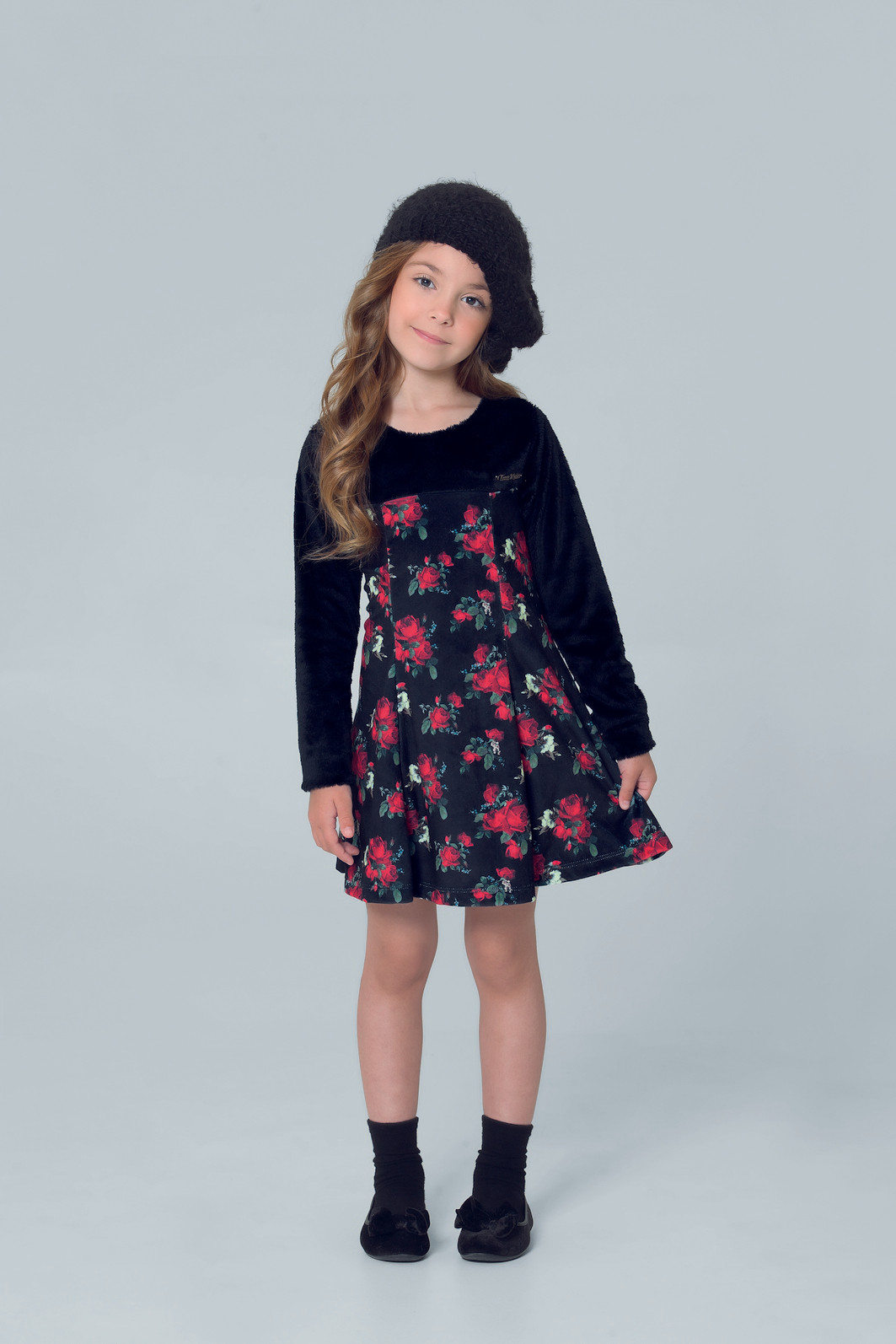 Vestido Infantil de Plush