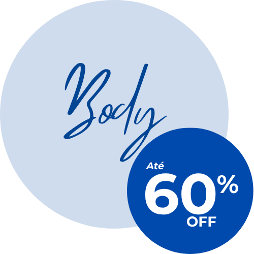 Body com até 60% OFF