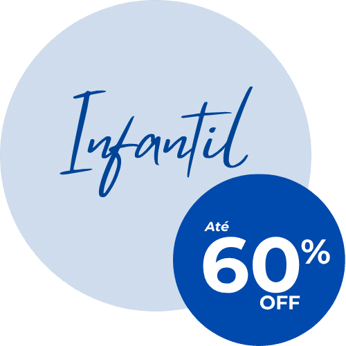 Infantil com até 60% OFF