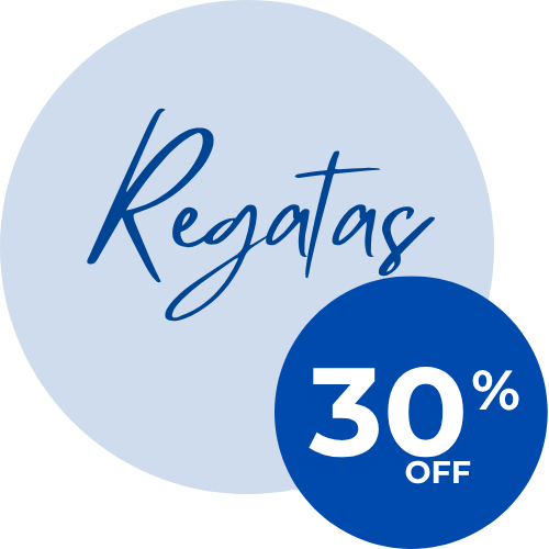 Regatas com 30% OFF