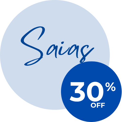Saias com 30% OFF