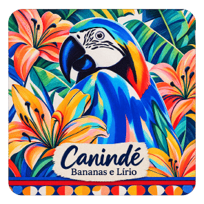 Estampa Canindé Bananas e Lírio