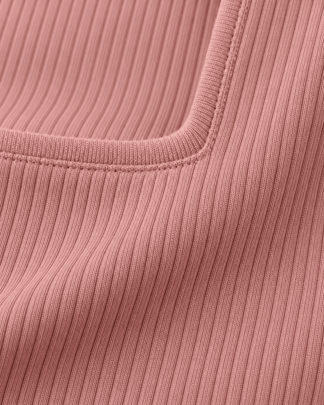 Textura da malha canelada premium da Blusa Antonella