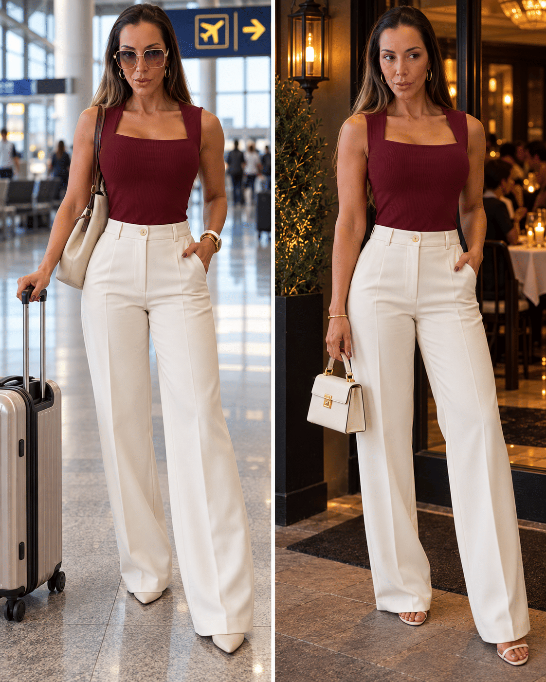Sugestões de uso da Blusa Antonella Canelada