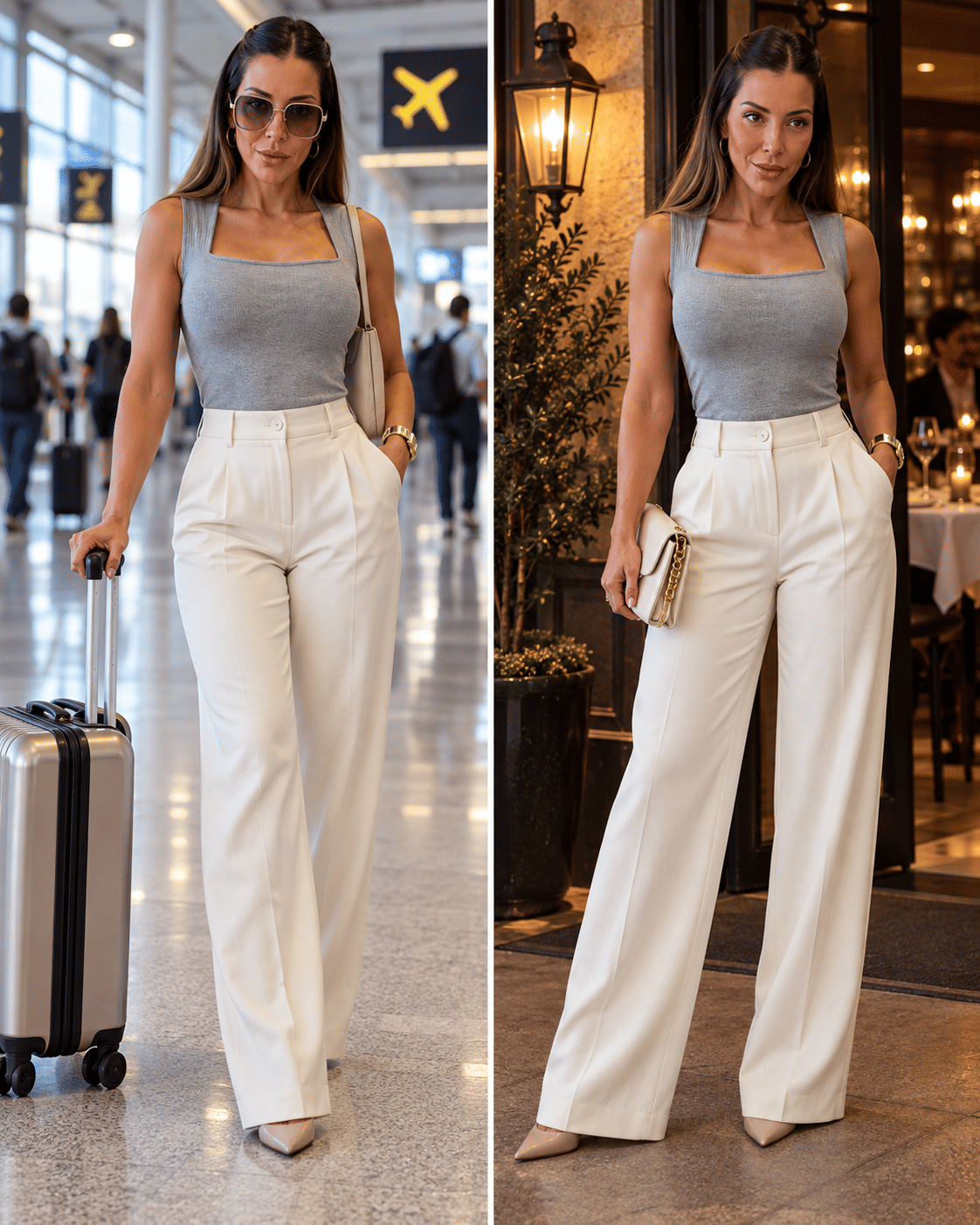 Sugestões de uso da Blusa Antonella Canelada