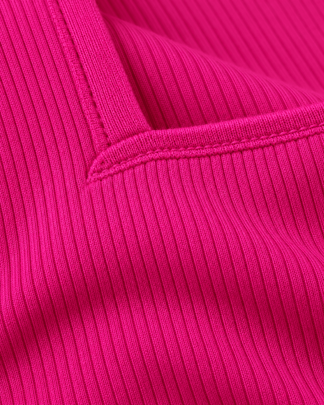 Textura da malha canelada premium da Blusa Antonella