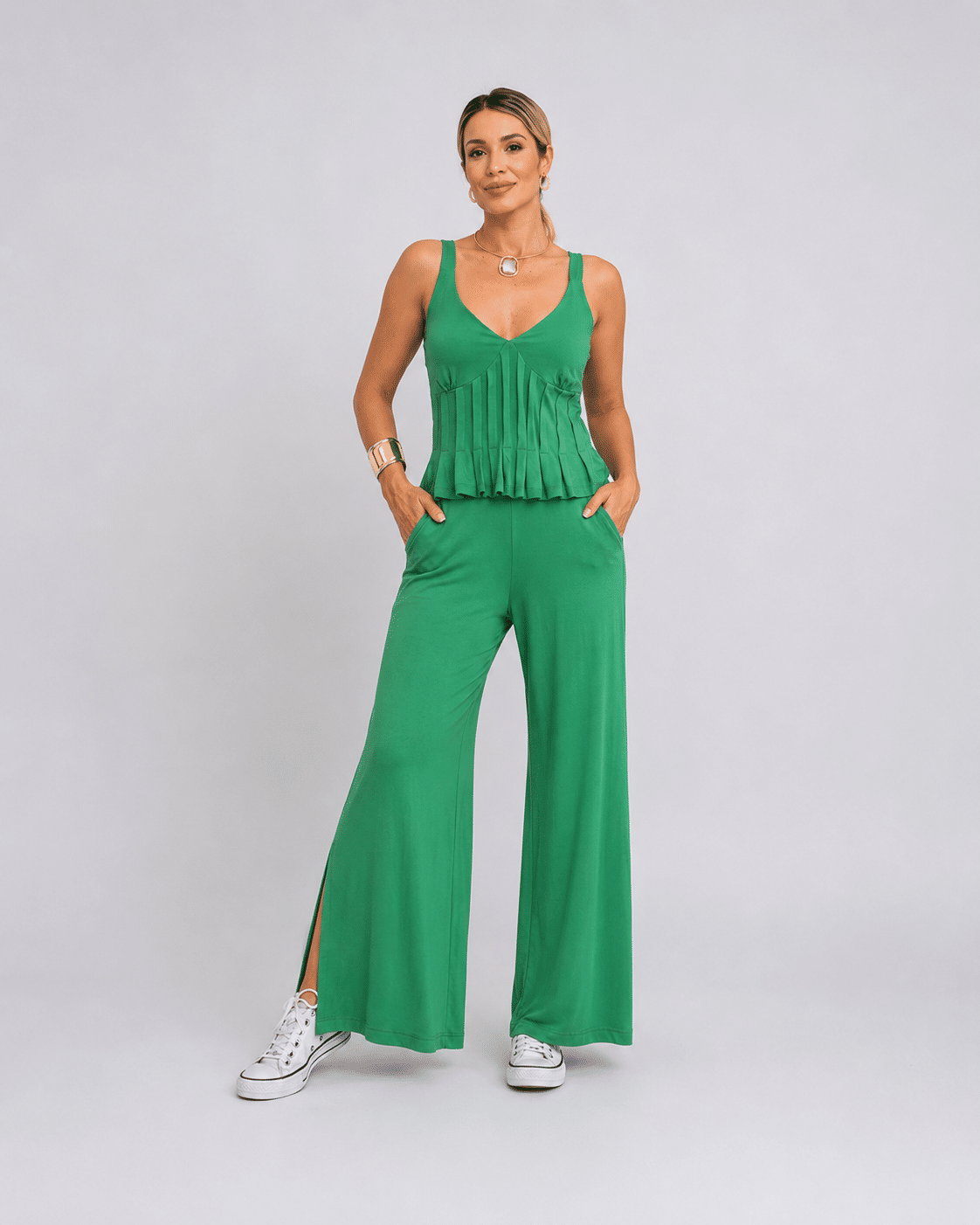 Conjunto Liz Regata Verde