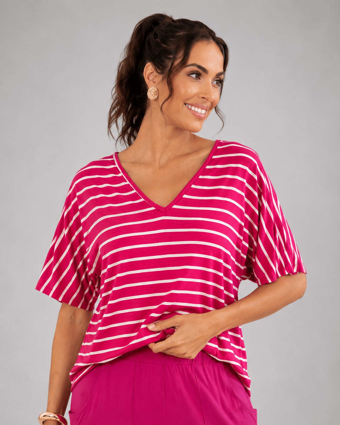 Detalhes da Blusa Gola V Morgana