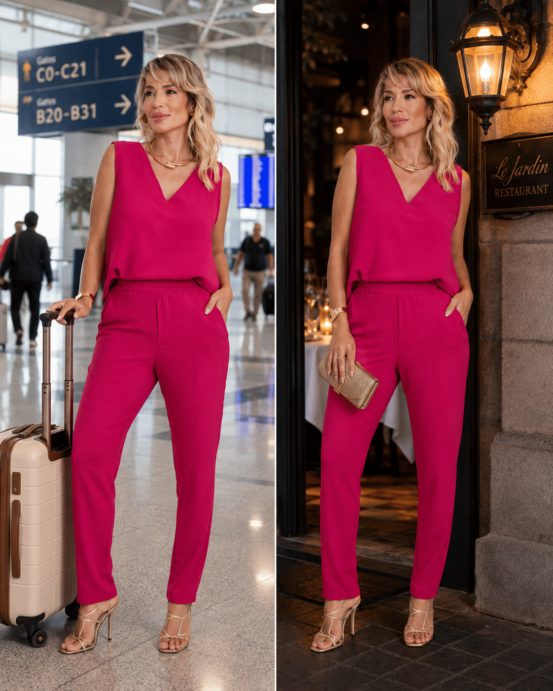 Como usar o Conjunto Valéria Pink