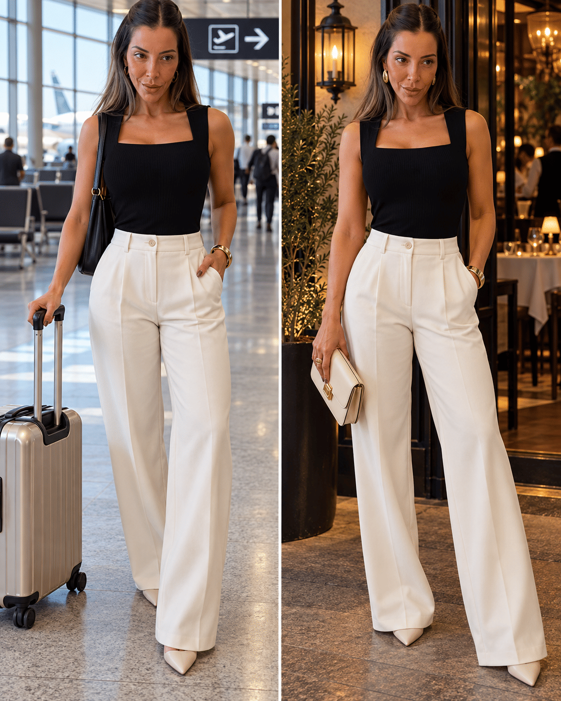 Sugestões de uso da Blusa Antonella Canelada