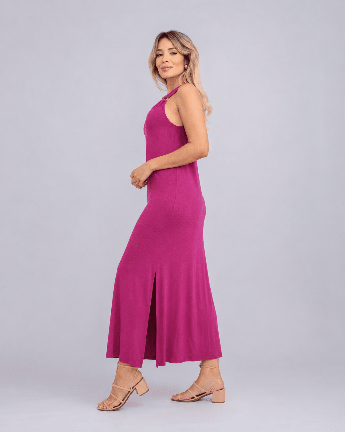 Vestido Heloisa Fúcsia - Apresentação