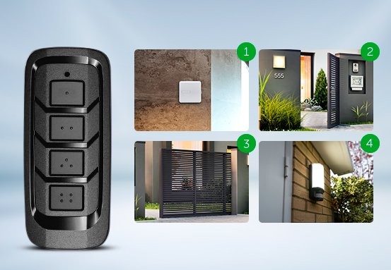 XAC 4004 SMART - 4 teclas