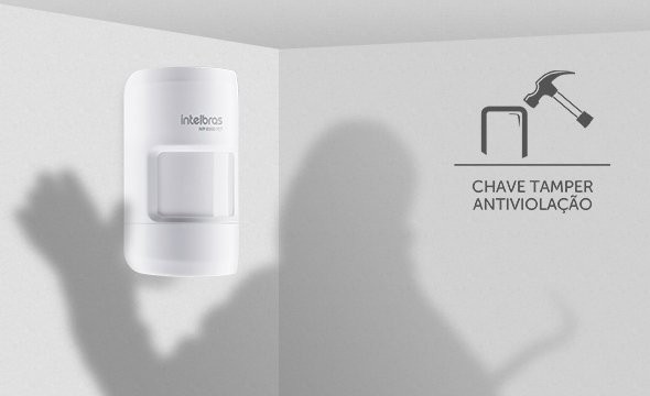 IVP 8000 PET - Chave tamper antiviolação