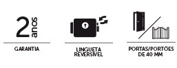 FX 2000 UN Preta - Lingueta Reversível