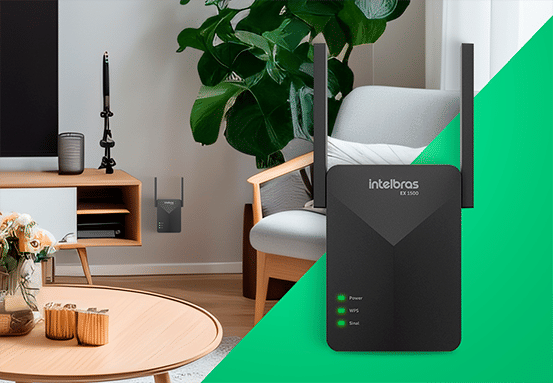 EX 1500 - Área de cobertura e conexões