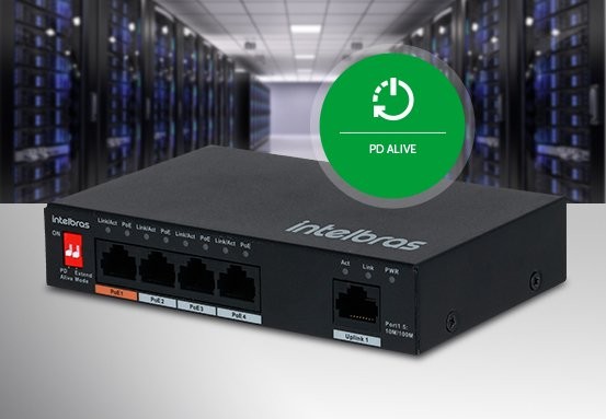 SF 500 Hi-PoE SKD - Nova Função PD Alive