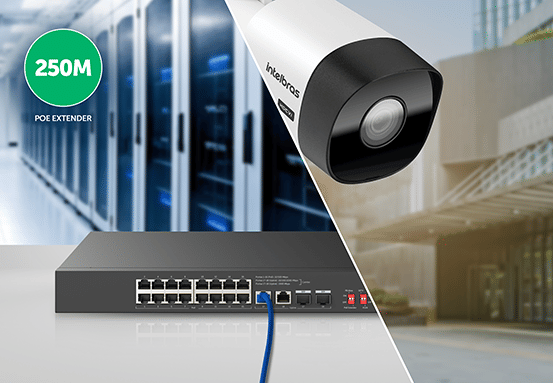 S1118F-PA - Maior alcance PoE 