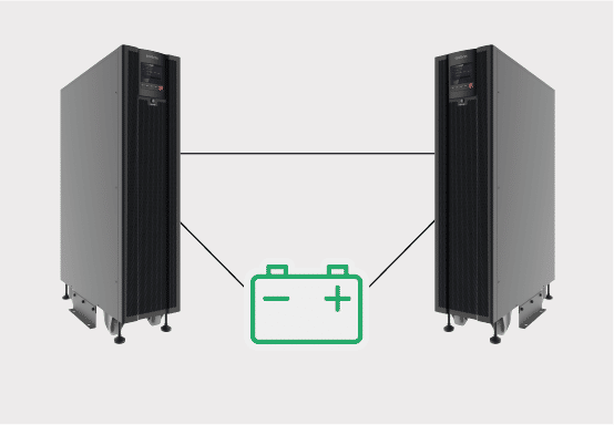DNB 20KVA-3PH-220V-TT-TW - Baterias compartilhadas 